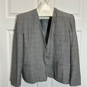 Vintage Gilmor Gray Plaid Women's Blazer